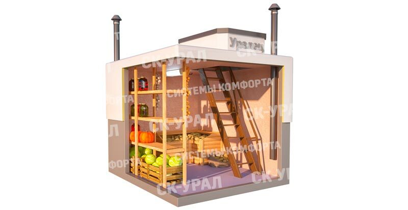  Погреба овощные "Уралец"